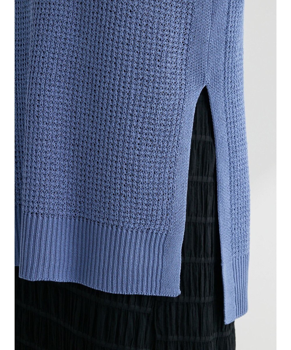 Green Parks ざっくりメッシュニットチュニック 