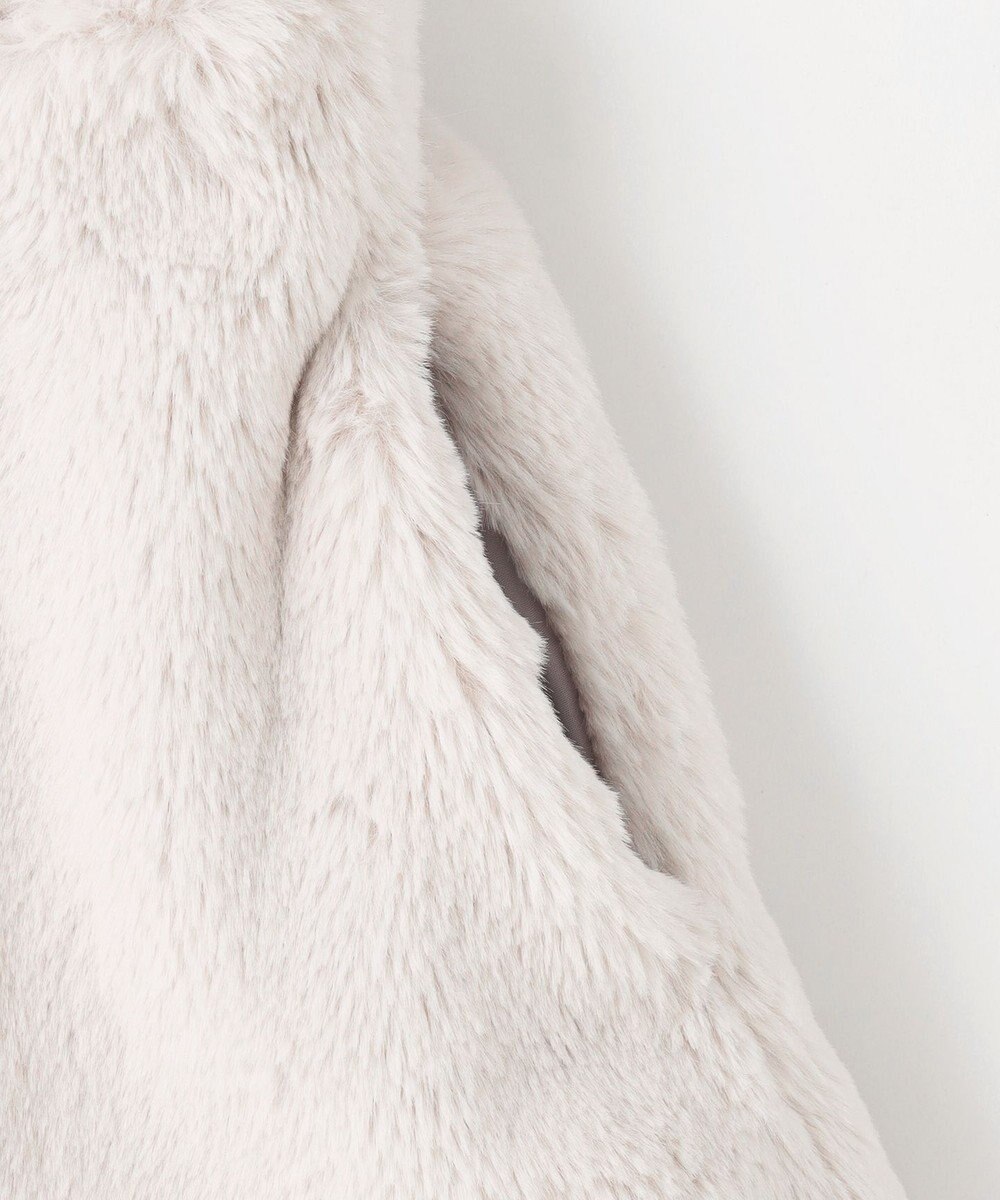 Feroux ペプラムファー ジャケット 