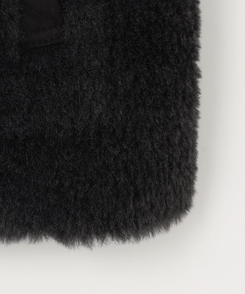 自由区 リバーシブルエコメリノムートン ジレ 