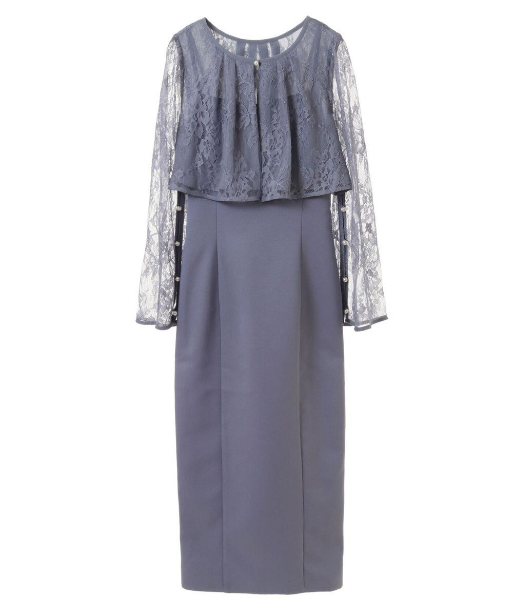 earth music&ecology ＳＥＴ２点　レースブラウス付きナローワンピース 