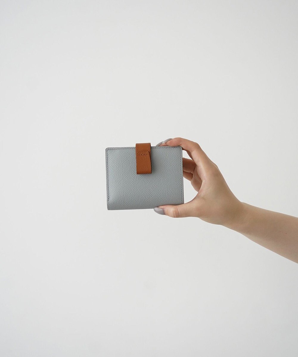 Atelier nuu 日本製 本革 バイカラーnoble 二つ折れウォレット 