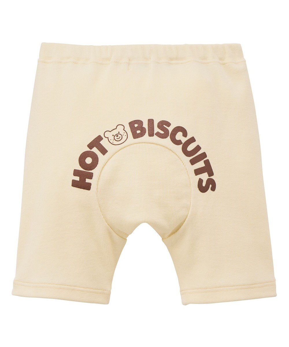 MIKI HOUSE HOT BISCUITS 【70-100cm】ロゴシリーズ 6分丈ハーフパンツ 