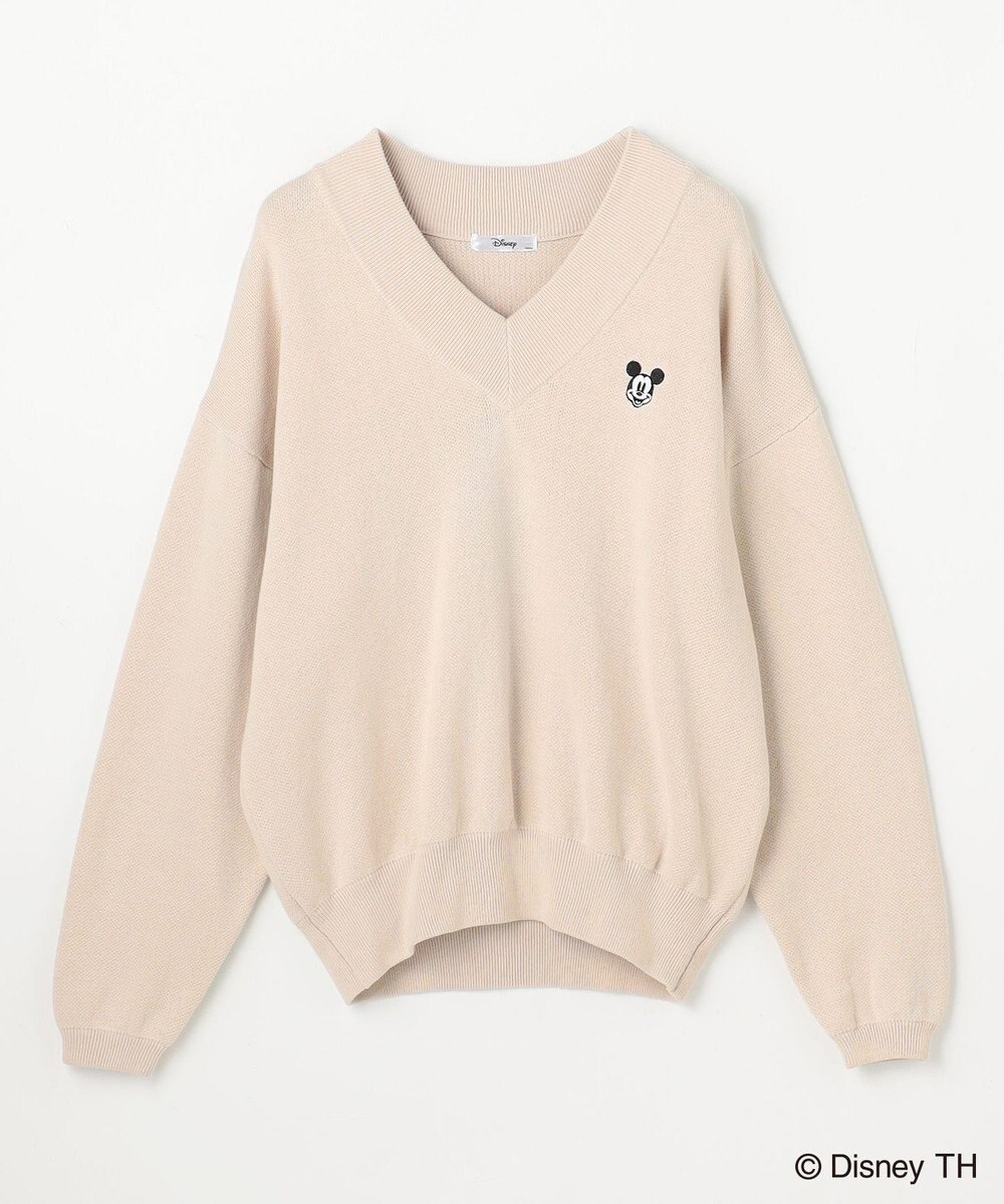 ANY 【ディズニー】ミッキーマウス／スウェットライクニット 