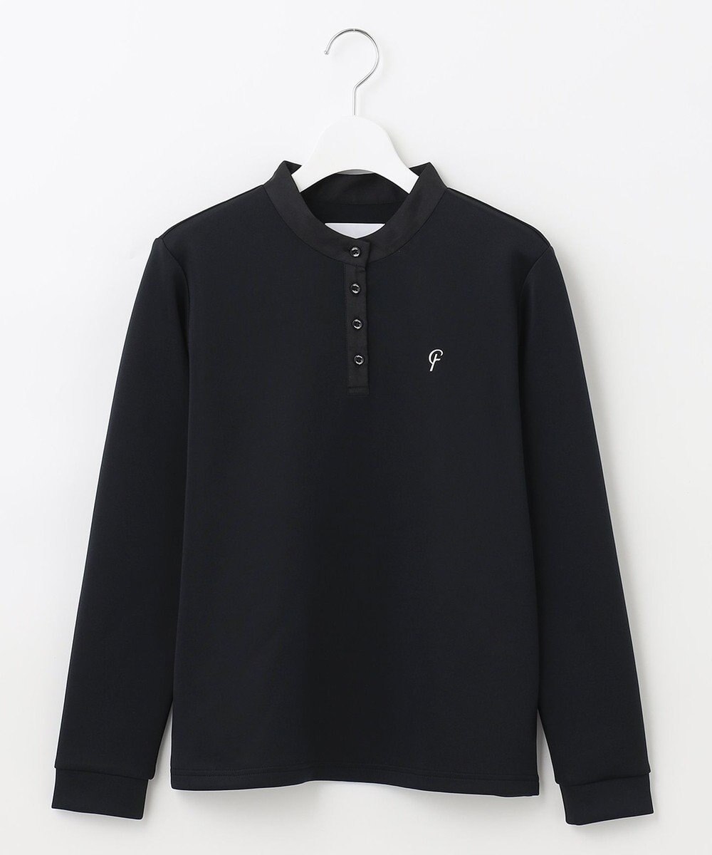 23区GOLF 【23Fondation】【WEB&一部店舗限定】クレリック モックネックシャツ 