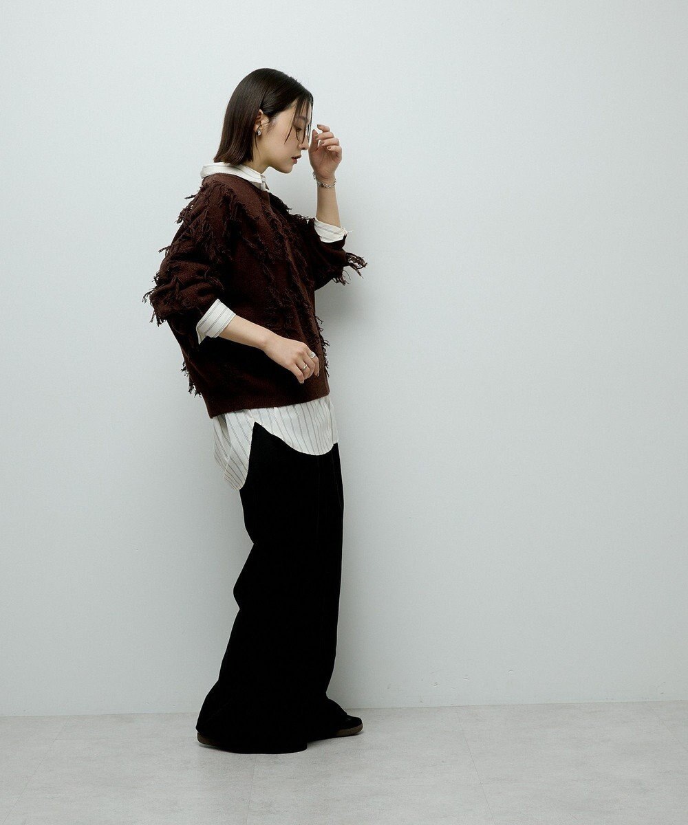 Green Parks フリンジニットプルオーバー 