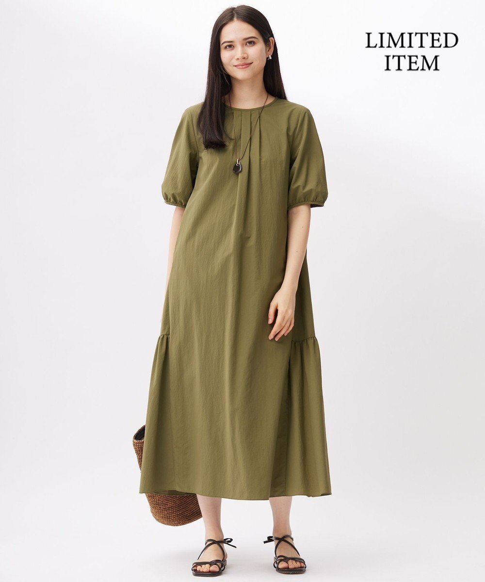 自由区 【カタログ掲載・WEB限定・接触冷感・UVカット・洗える】ファンクショナル ドレス 