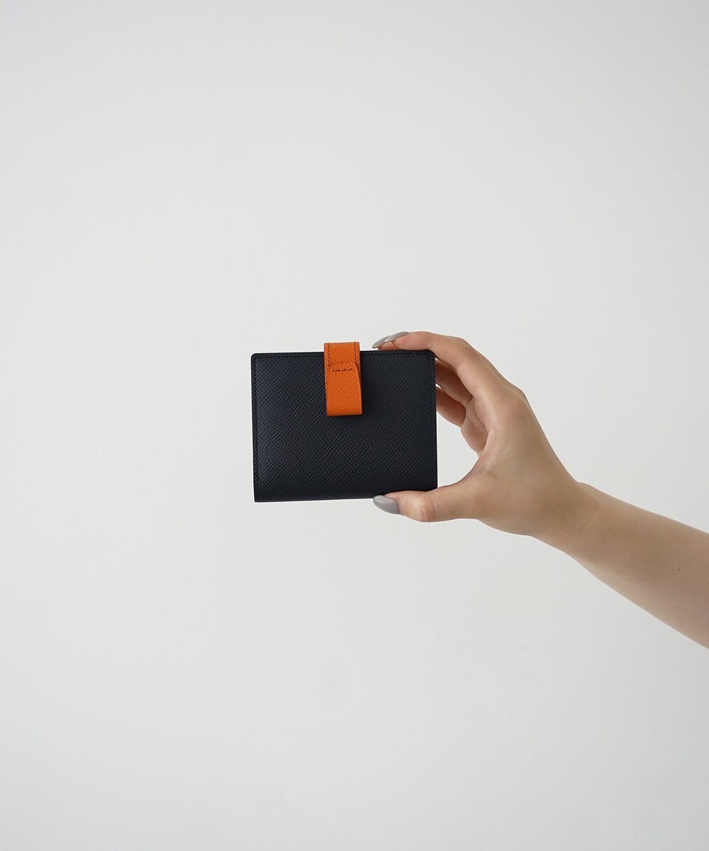 Atelier nuu 日本製 本革 バイカラーnoble 二つ折れウォレット 