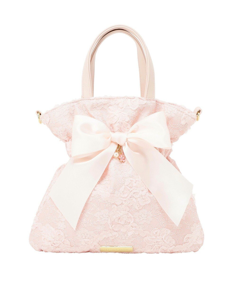 Maison de FLEUR 桜リボン2Wayトートバッグ 