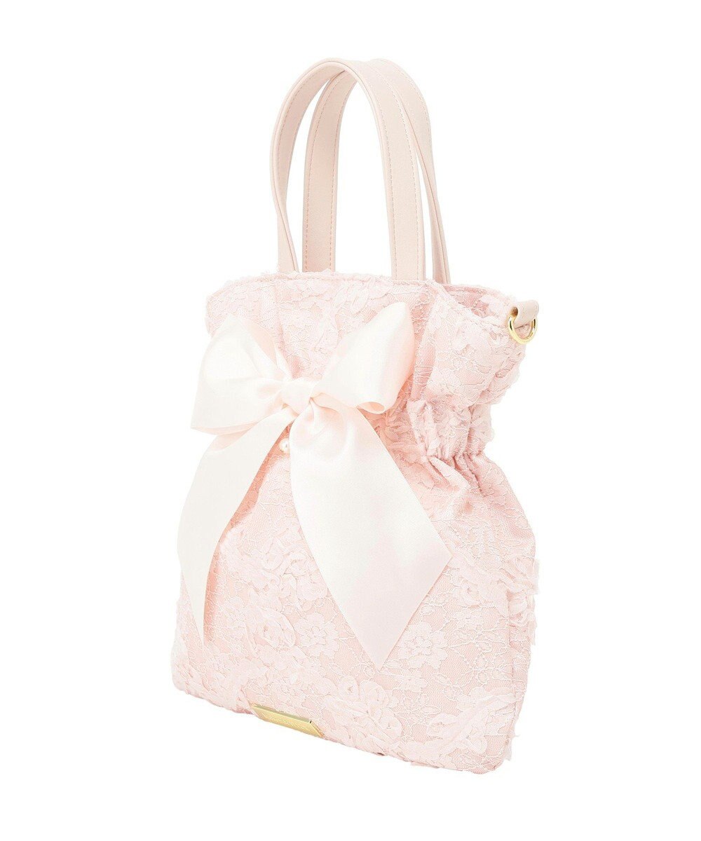 Maison de FLEUR 桜リボン2Wayトートバッグ 