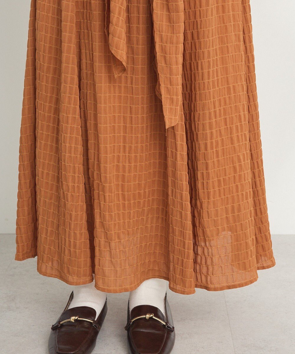 CRAFT STANDARD BOUTIQUE ツイストベルトフレアスカート 