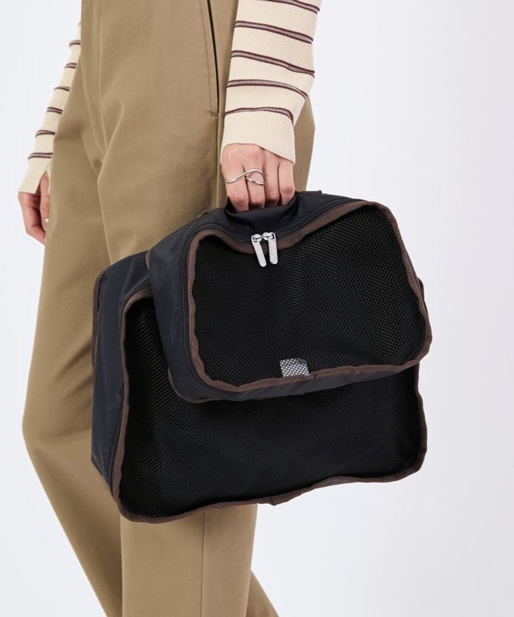 LeSportsac PACKING POUCH SET/ディープシー/ダークチョコレート 