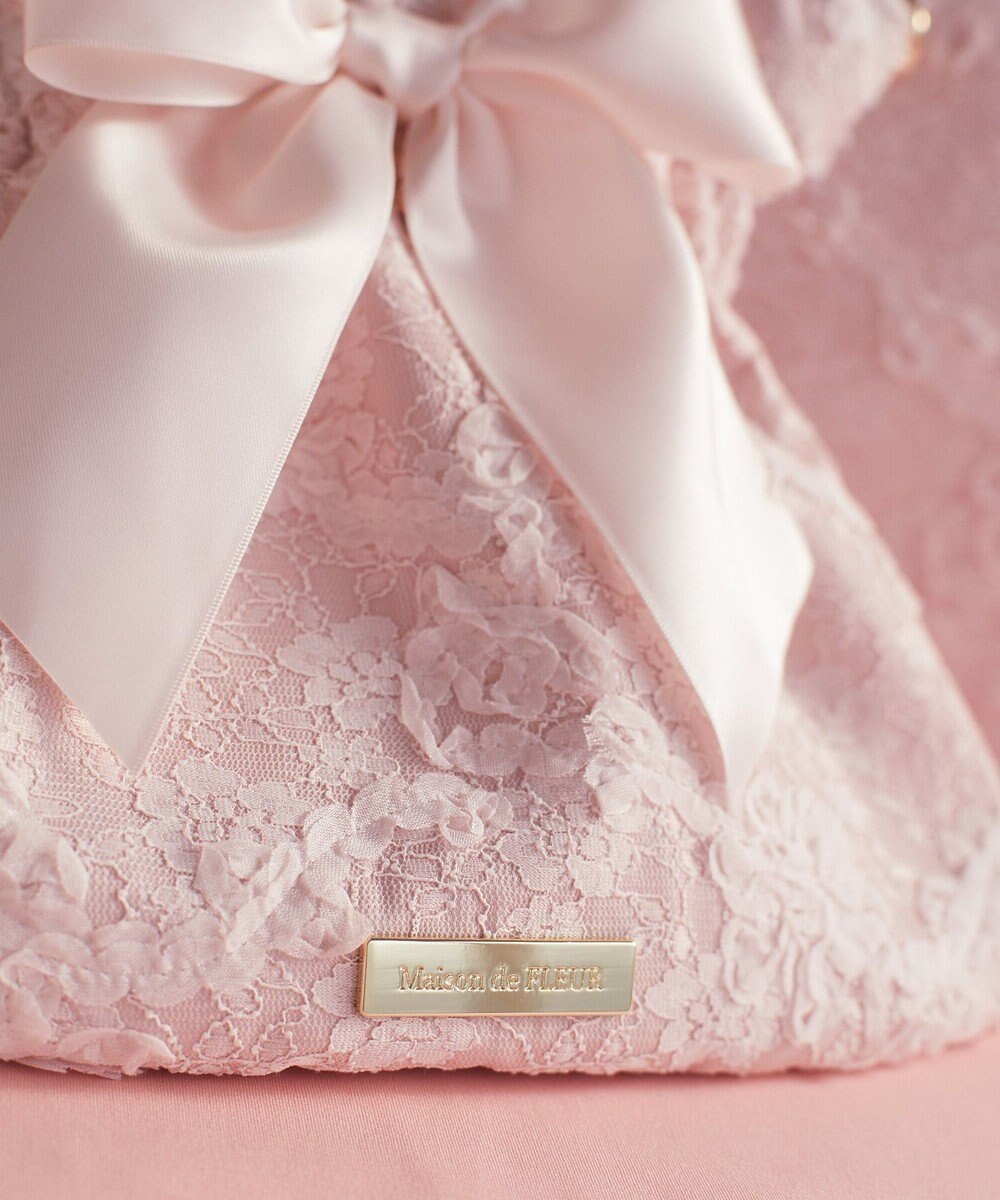 Maison de FLEUR 桜リボン2Wayトートバッグ 