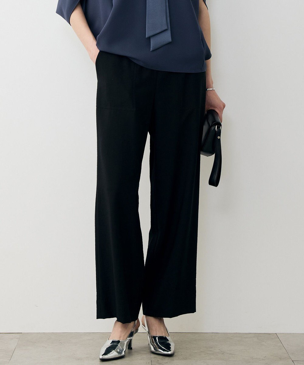 ICB L 【先行予約】ワッシャーツイル ワイドストレートパンツ 