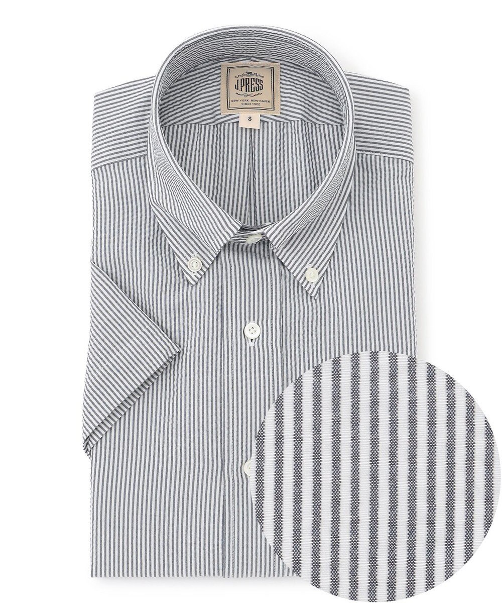 J.PRESS MEN 新色追加【 高通気性 / 軽量 / ノンアイロン / 撥水】【BEAT HEAT SYSTEM】半袖シャツ / B.D. 