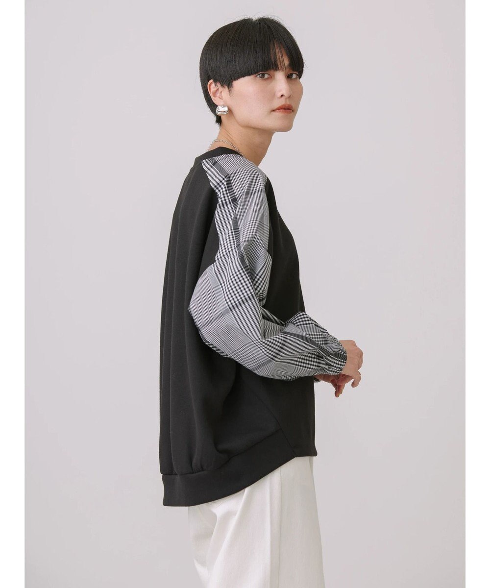 AMERICAN HOLIC イージーケア異素材ポンチプルオーバー 