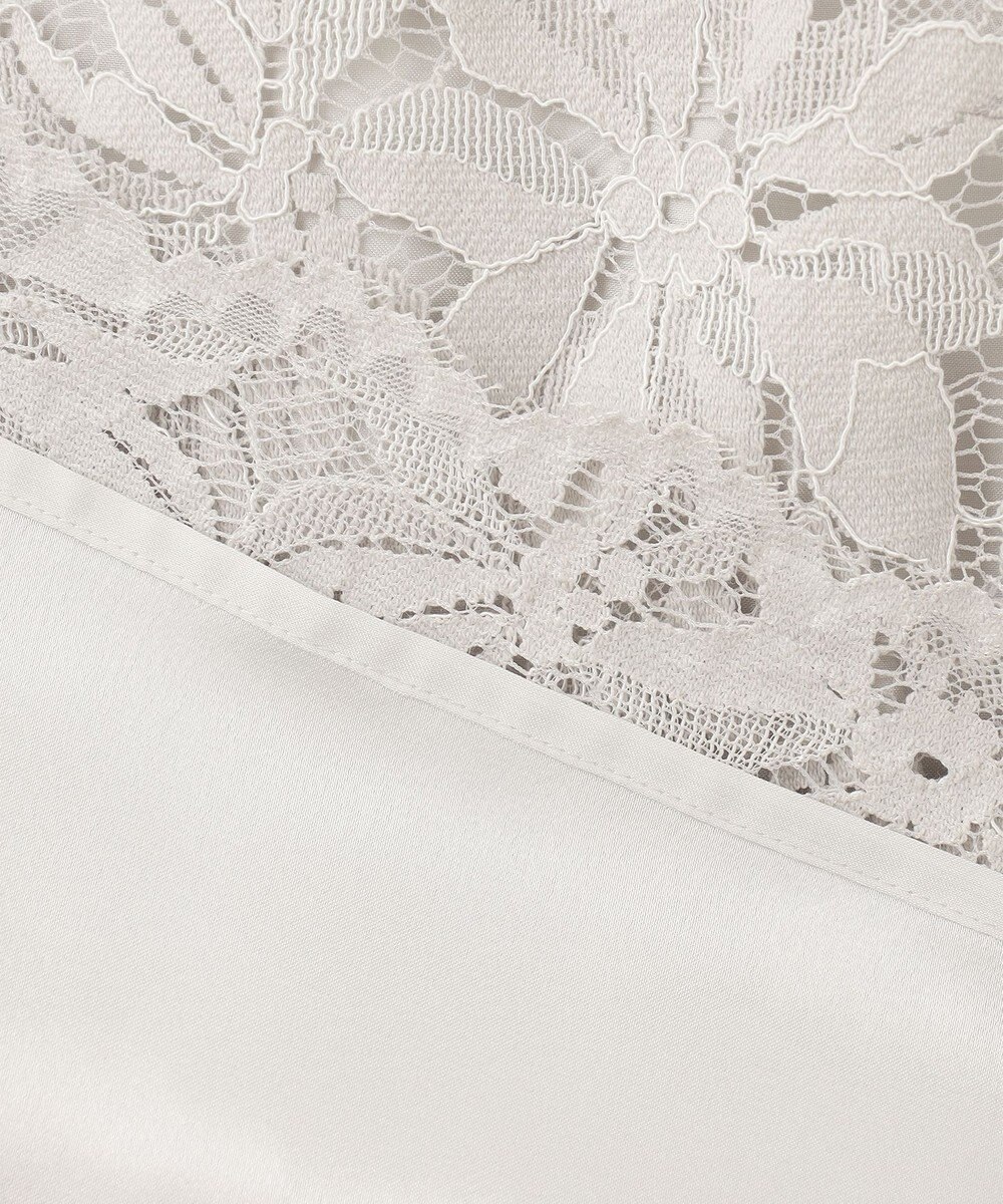 自由区 【XSサイズ～/洗える/セット可】フラワーコードレース ペプラムブラウス 