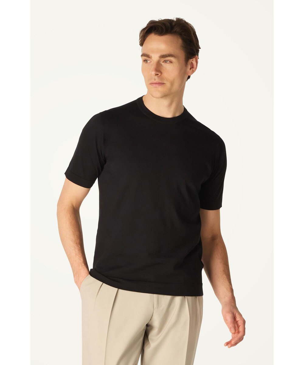 DAKS John Smedley for DAKS ハウスストライプTシャツ 