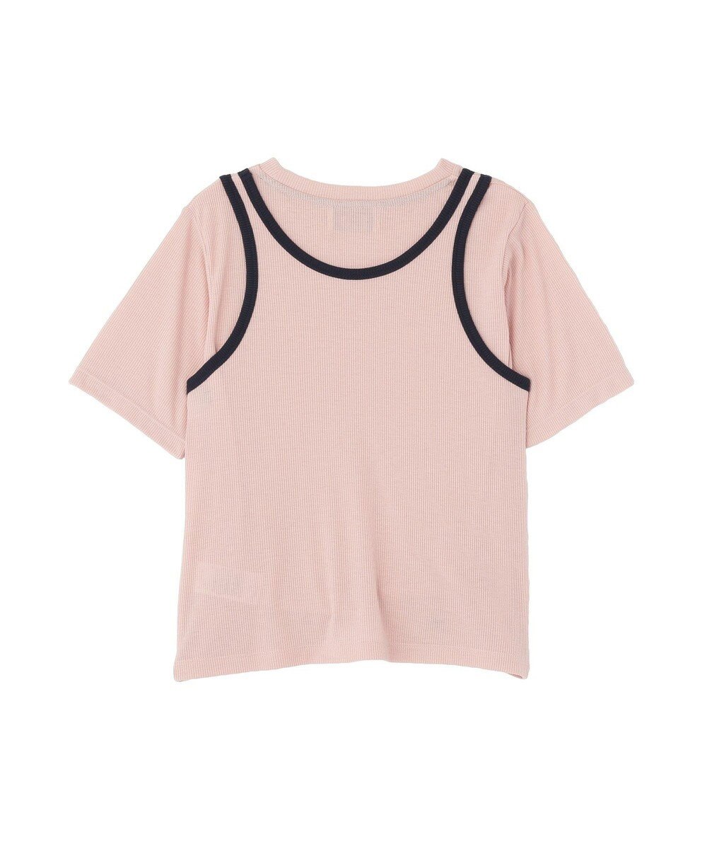 AMERICAN HOLIC 【PENNEY'S】配色タンクトップ+Tシャツ 