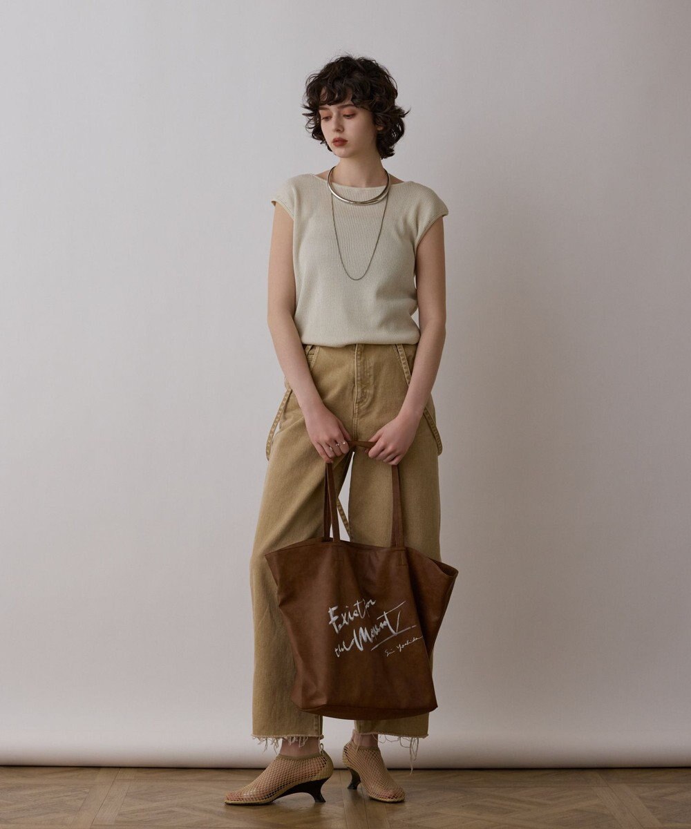 GRACE CONTINENTAL ロゴレザートート 