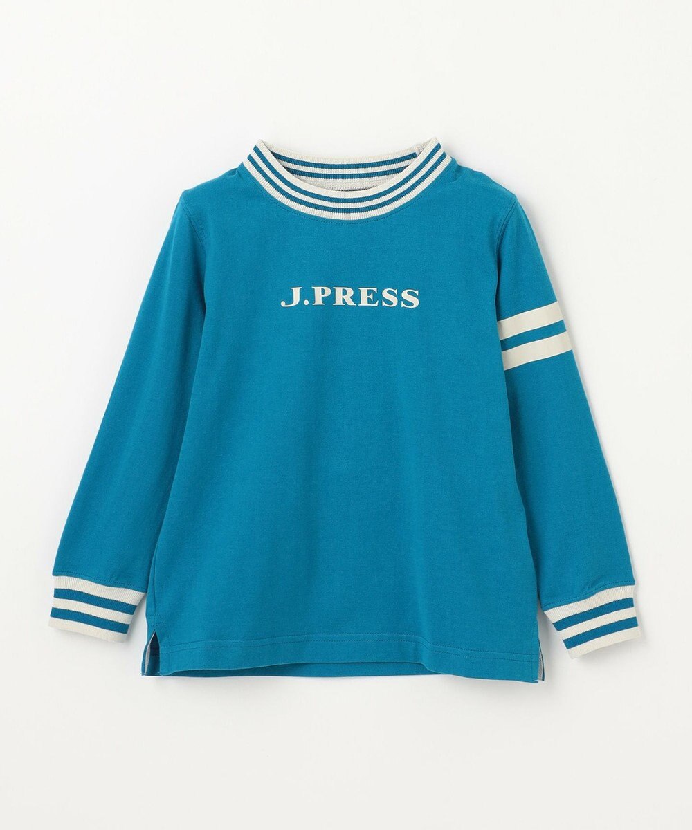 J.PRESS KIDS 【100-130cm】リブライン ロゴカットソー 