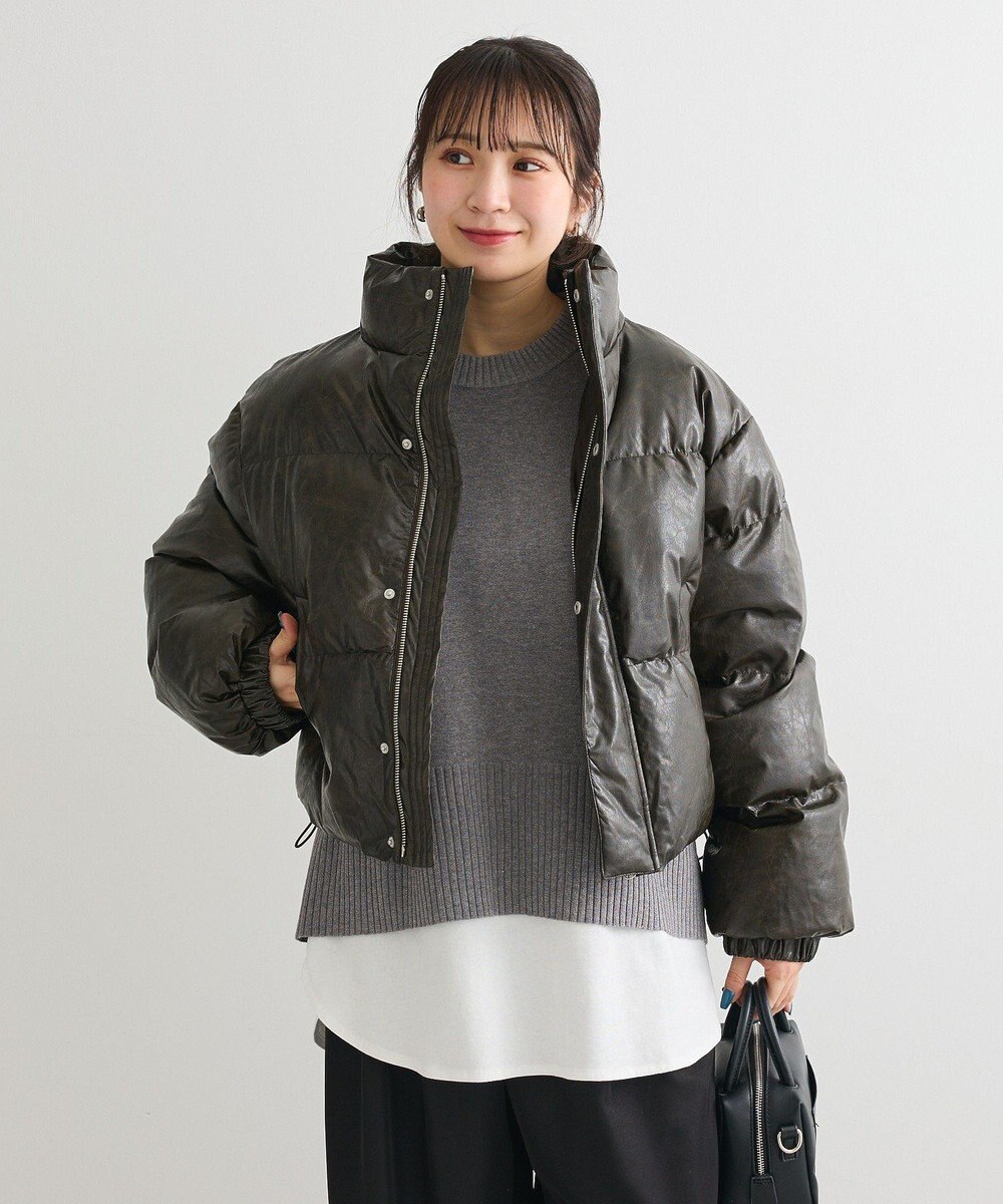 Green Parks ・ｓｗｉｎｇ　ｂｙ　ビンテージソフトレザーブルゾ 