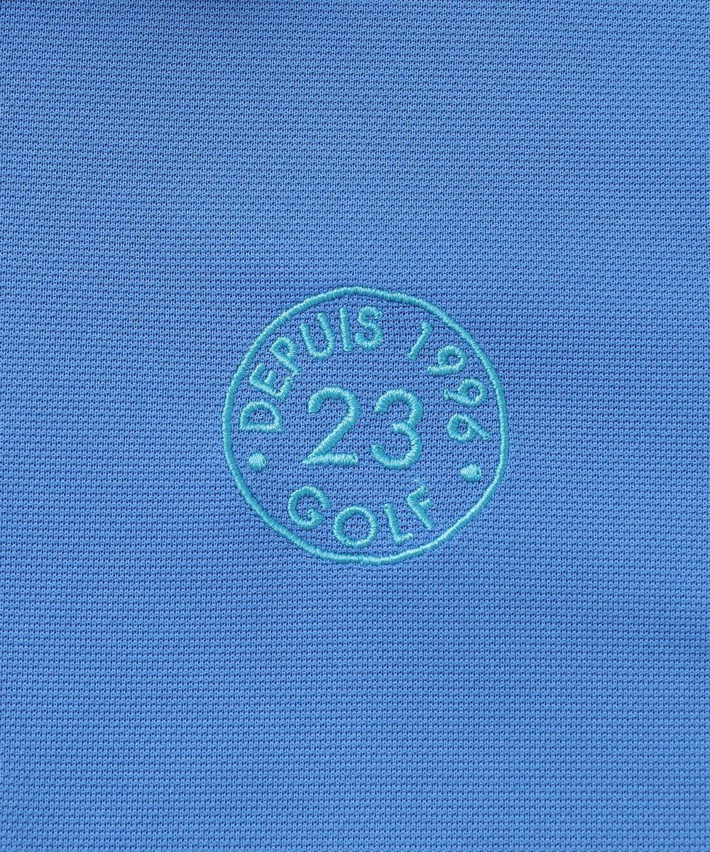 23区GOLF 【MEN】ポリエステルカノコ 半袖ポロシャツ 