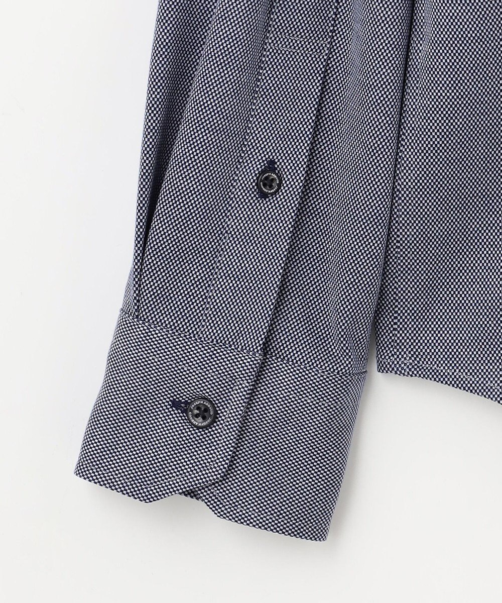 JOSEPH ABBOUD 【ジャージーシャツで快適な着心地】コンパクトジャージー バーズアイ シャツ 