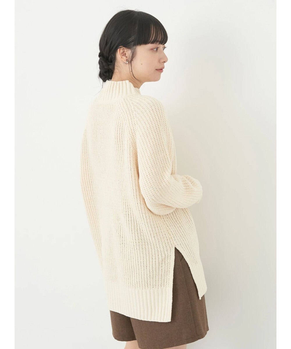 earth music&ecology マットベロアモールチュニック 