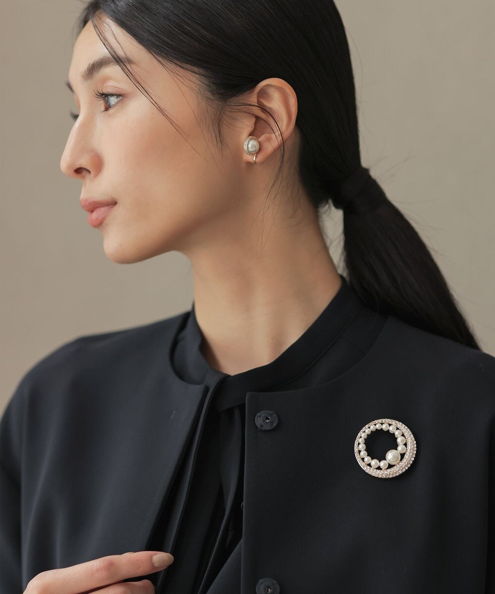 組曲 フルムーンパールブローチ 