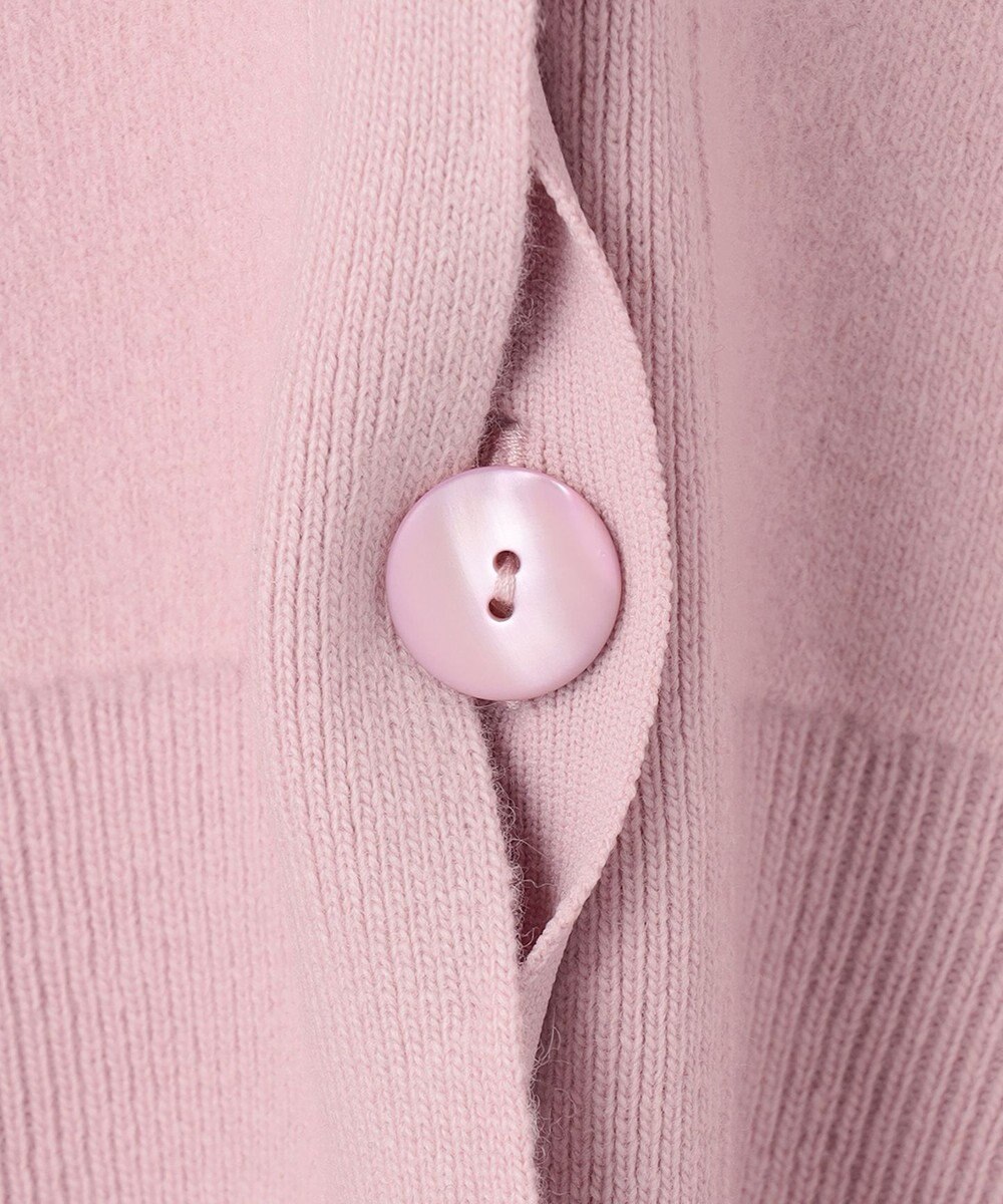 ICB 【洗える】ウールカシミヤ Vネックカーディガン 