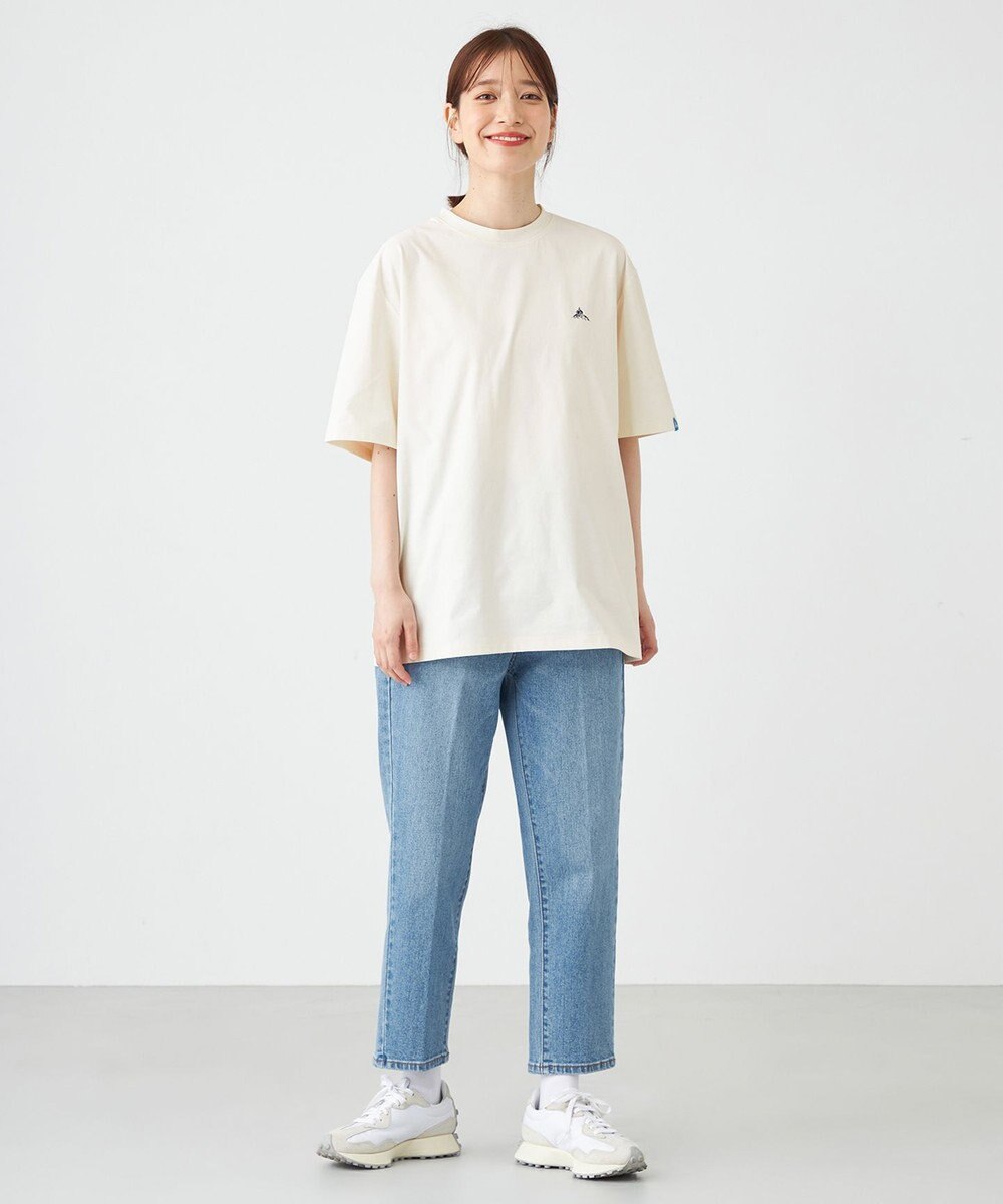 SHARE PARK LADIES センタープレスストレートデニム 