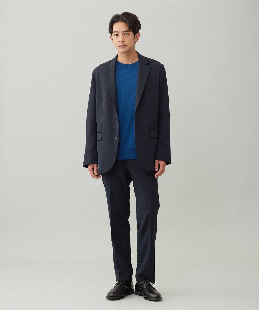 UNFILO MENS 【OCEANS 雑誌・web・YouTube 掲載】WOOL TOUCH 機能美ジャケット【東レ開発のウール見え高機能素材】 