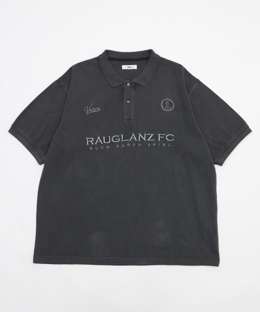 WEGO 【ユニセックス着用ITEM】ピグメントロゴポロシャツ（SS） 