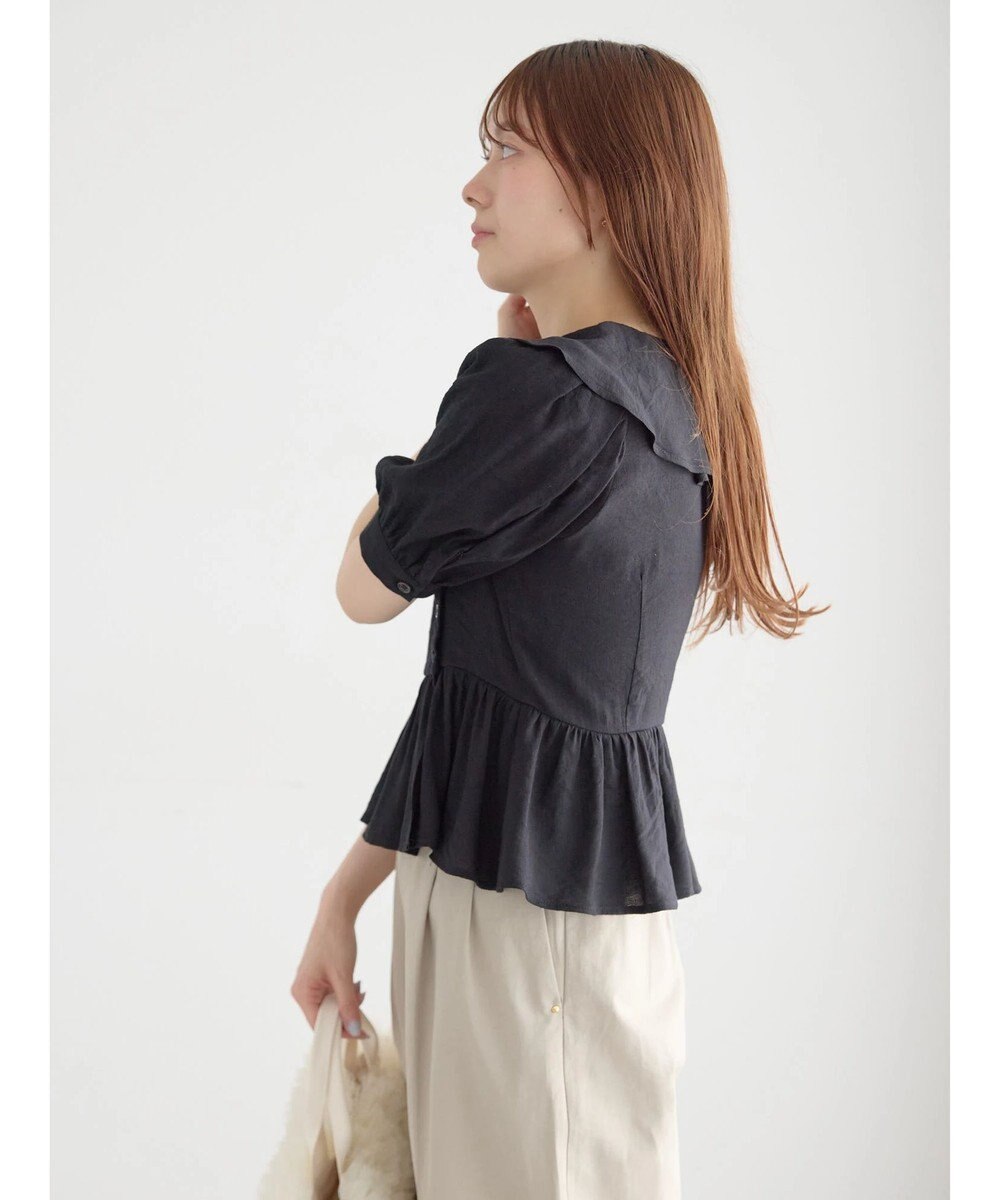 Te chichi ラッフルフリル半袖ブラウス 