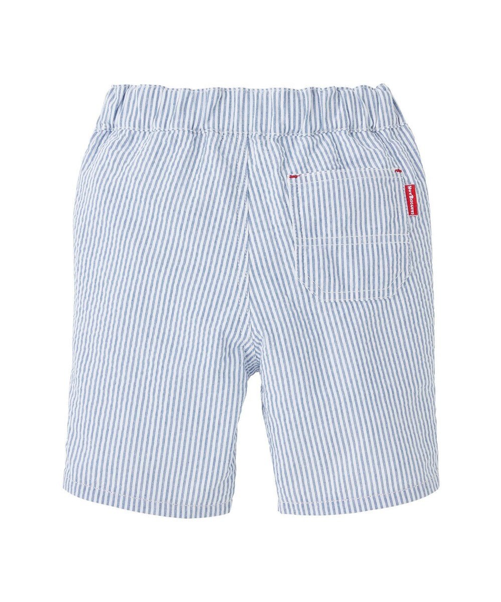 MIKI HOUSE HOT BISCUITS 【80-120cm】 ワッペン 6分丈 ハーフパンツ 