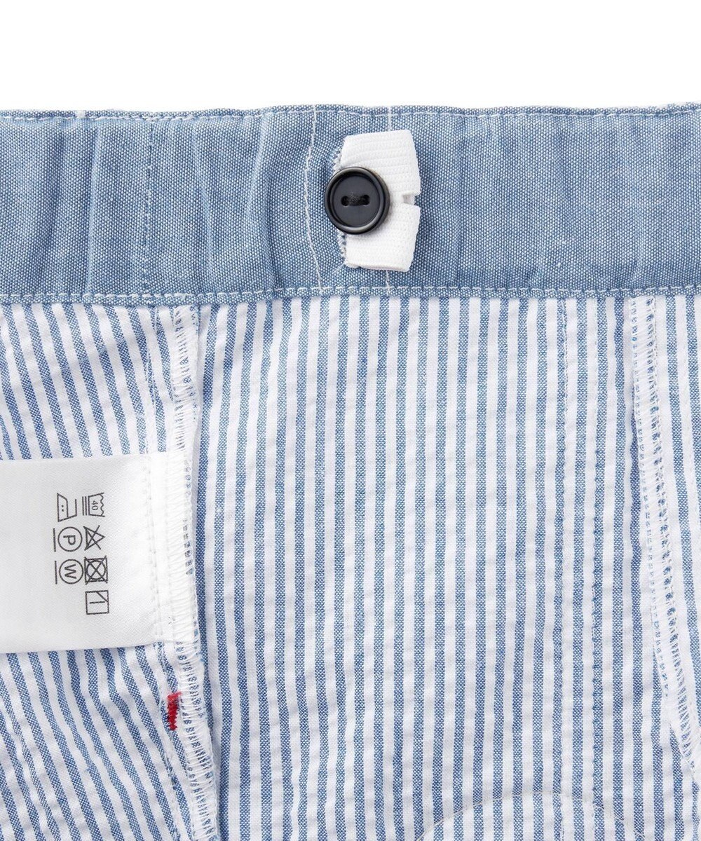 MIKI HOUSE HOT BISCUITS 【80-120cm】 ワッペン 6分丈 ハーフパンツ 