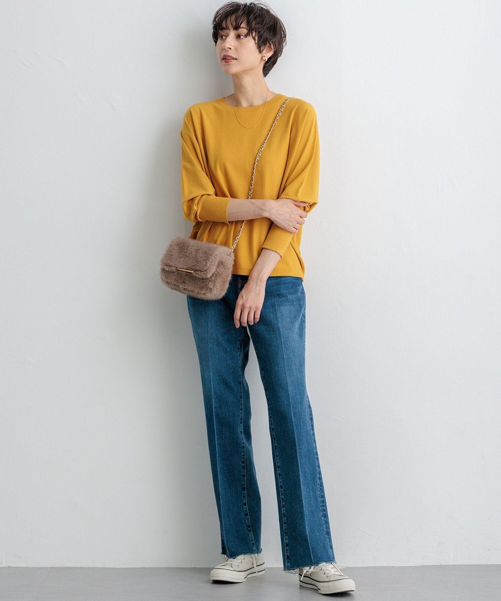 23区 フェイクファー ショルダーバッグ 