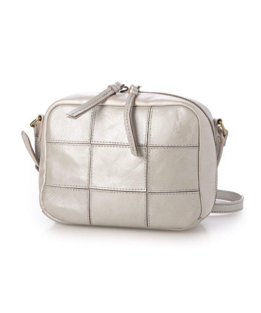 UNBILLION ピークスピーク PEAKSPEAK / 牛革パッチワークスクエアショルダー 