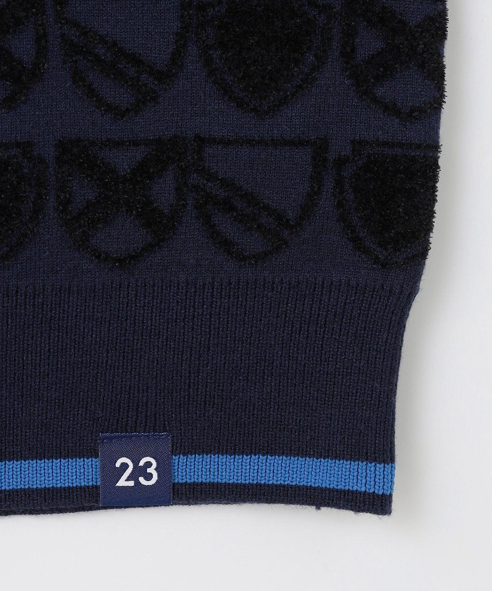 23区GOLF 【WOMEN】エンブレムジャガード ニット 