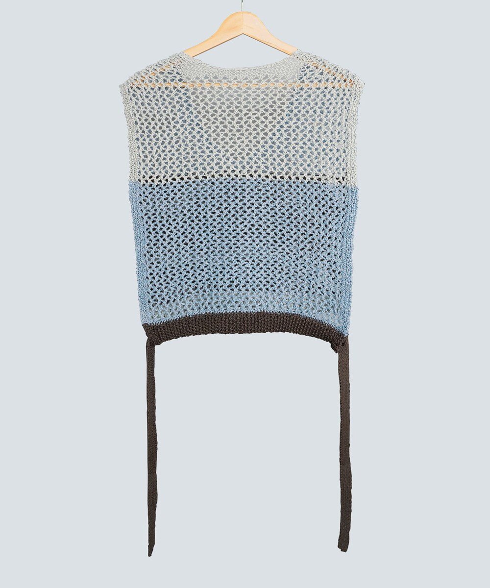 COQ STRATA 和紙ショート丈ベスト 