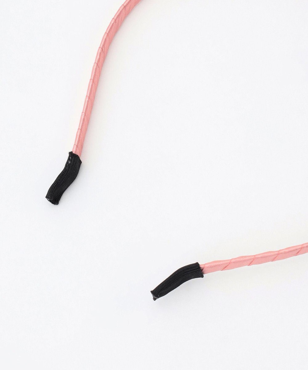 ANY KIDS ベロアリボン×ビジュー付きカチューシャ 