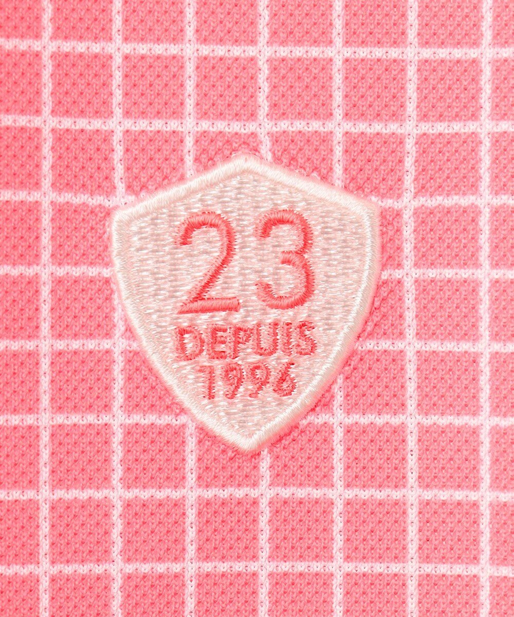 23区GOLF 【WOMEN】【吸水速乾】グラフ柄 長袖シャツ 