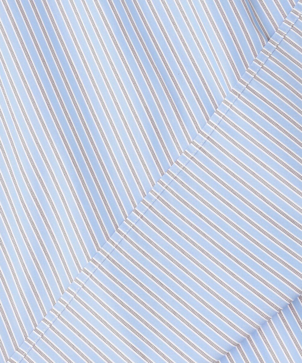 J.PRESS LADIES 【洗える】Betterコットンポリエステル ストライプ シャツカラーブラウス 