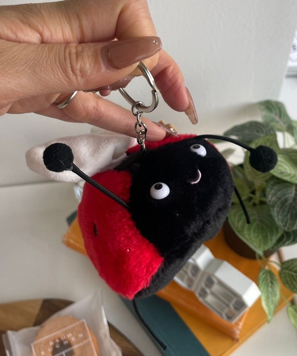 WEGO ふりふりてんとうむしぬいぐるみキーホルダー 