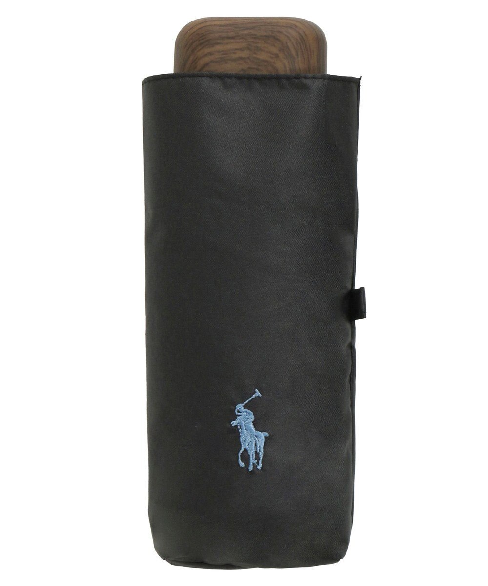 MOONBAT 【WEB限定】POLO RALPH LAUREN(ポロ ラルフローレン) 晴雨兼用日傘 折りたたみ傘 コンパクト PPワンポイント刺繍 一級遮光 遮熱 UV 