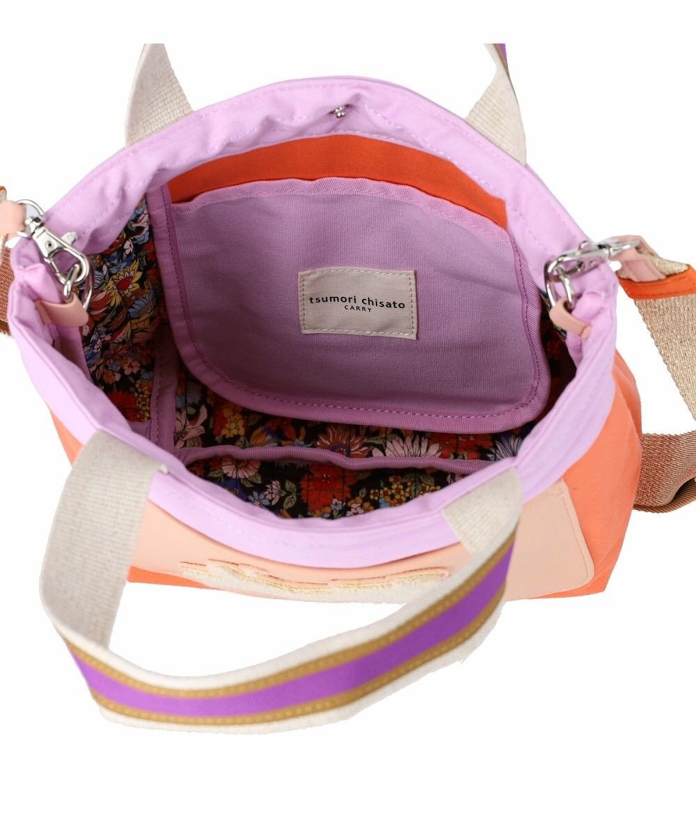 tsumori chisato CARRY キラミックスコンビ トートバッグ 2wayショルダー ネコ Sサイズ 