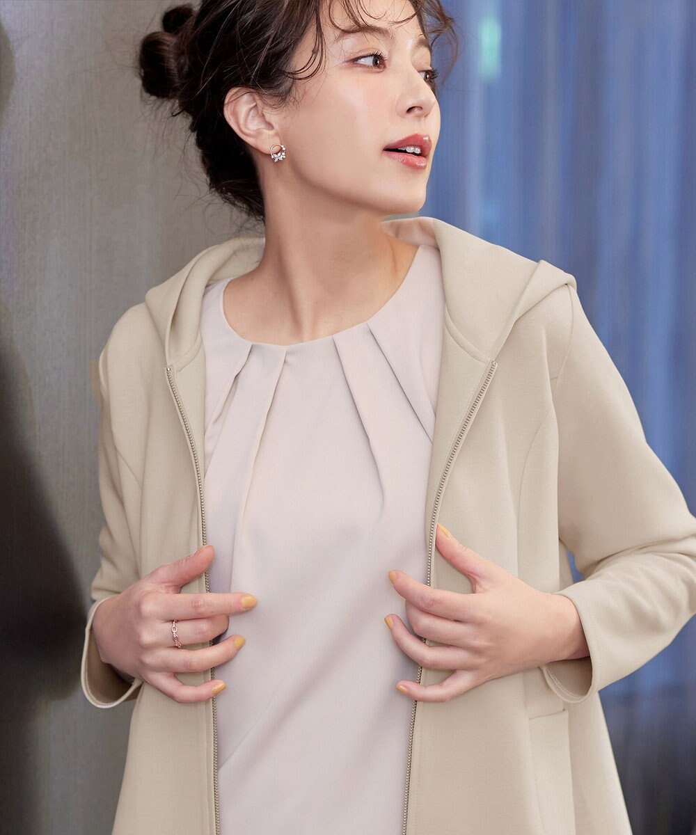 Tiaclasse ソフトダンボールバックフレアフーディー 