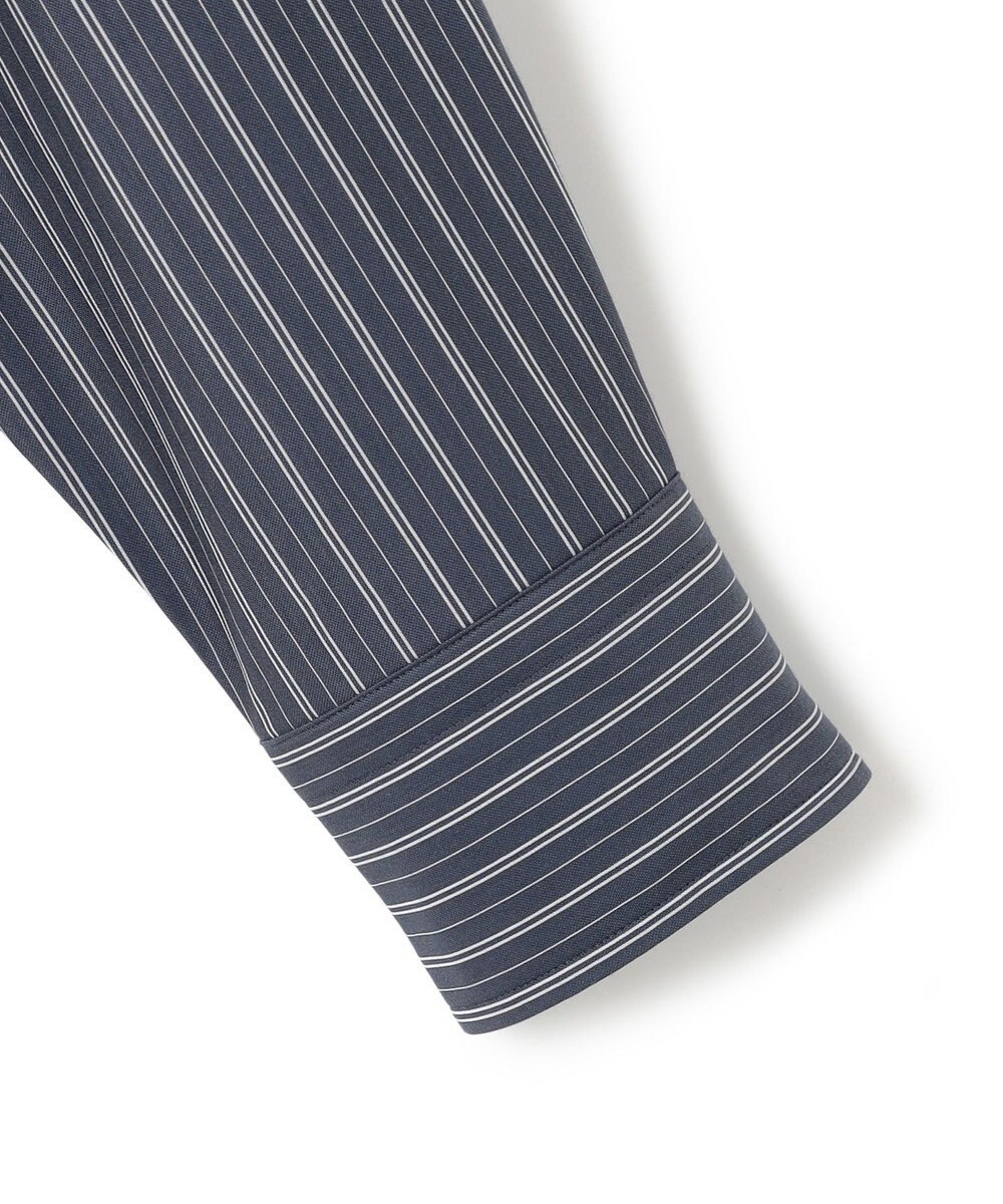 J.PRESS MEN KANEMASA マルチストライプジャージ シャツ 