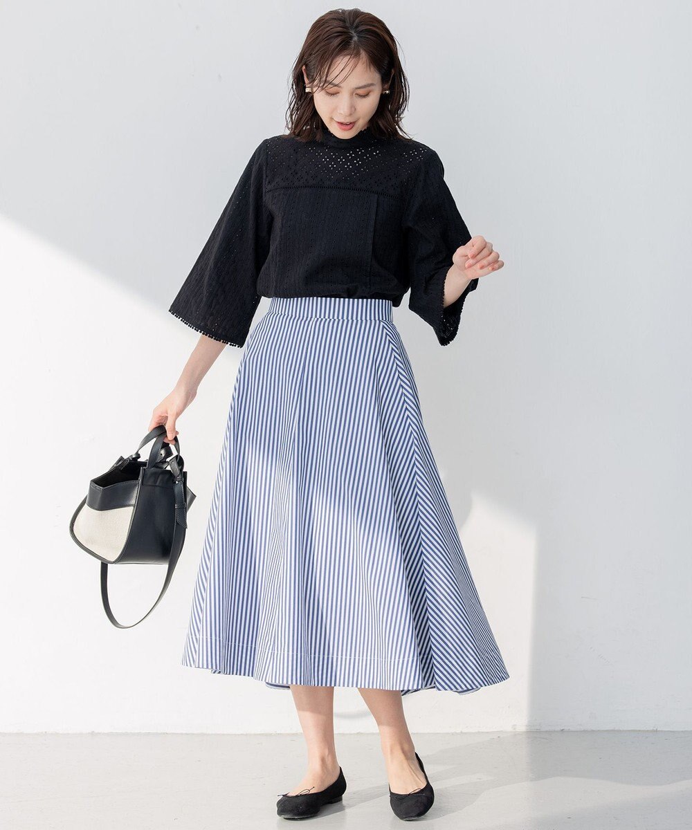 組曲 【洗える】C/Nyブロード スカート 