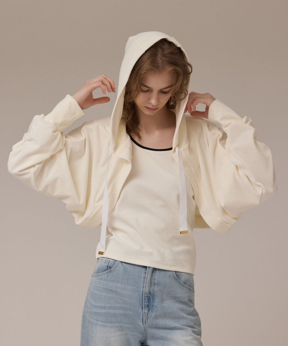 GRACE CONTINENTAL ルーズパーカーsetトップ 